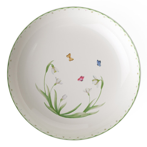 Colourful Spring 38cm Porcelain Salad Bowl