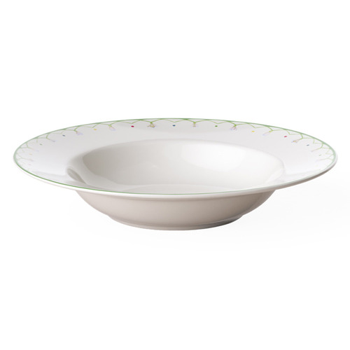 Colourful Spring 25cm Porcelain Soup Plate