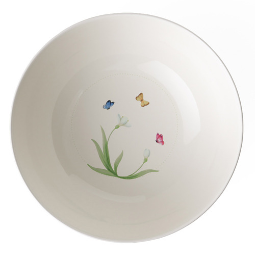 Colourful Spring 23.4cm Porcelain Salad Bowl