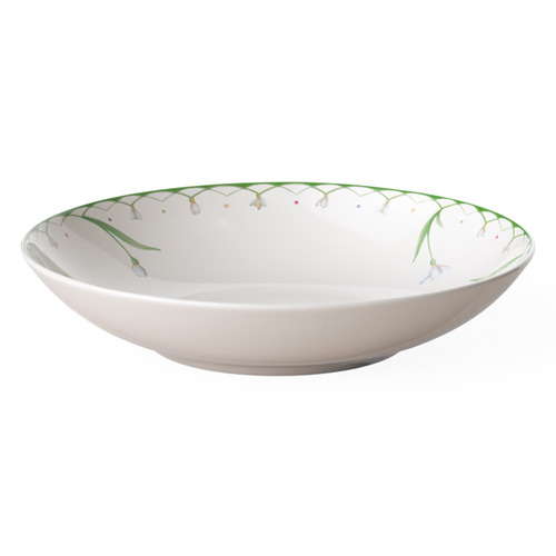 Colourful Spring 24cm Porcelain Flat Bowl