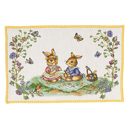 Picnic Spring Fantasy Cotton-Blend Placemat