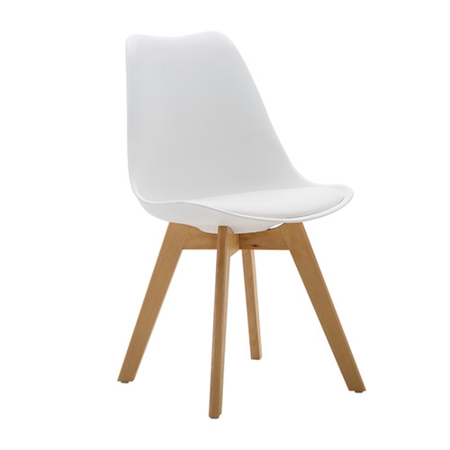 White Eames Inspired Dining Chairs
