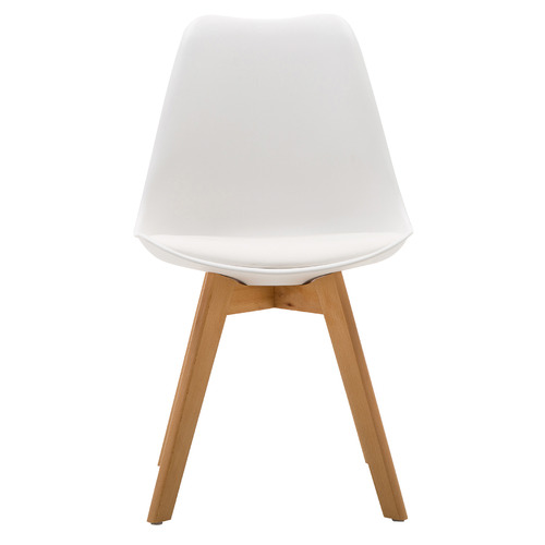 White Eames Inspired Dining Chairs