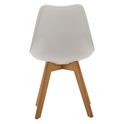 White Eames Inspired Dining Chairs