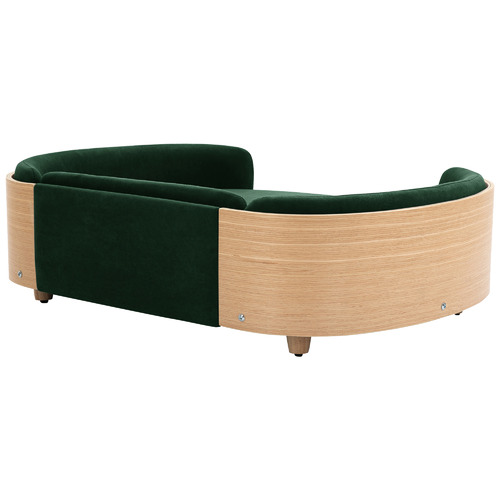 ModishHabitat Chico Velvet Dog Sofa Temple & ster