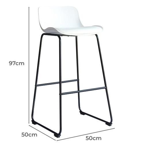 79cm Mithril Faux Leather Barstools