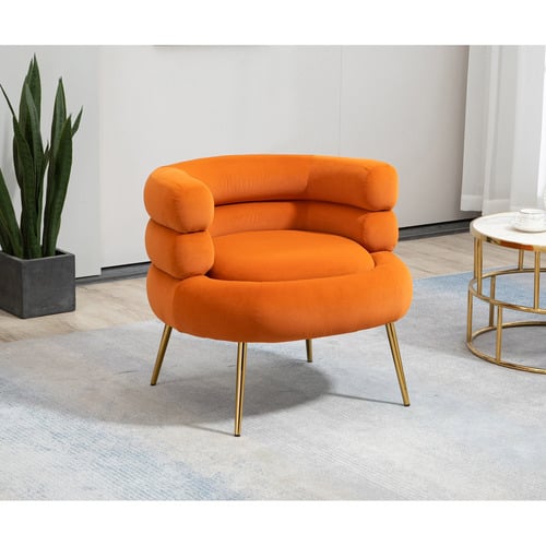 ShirleyLaneFurniture Candice Velvet Accent Chair Temple & ster