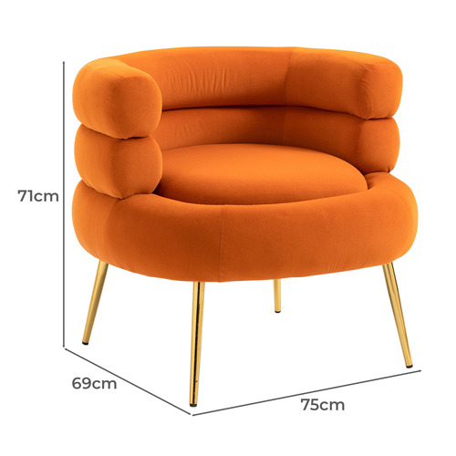 ShirleyLaneFurniture Candice Velvet Accent Chair Temple & ster