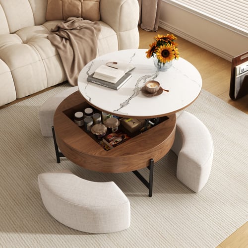 4-Piece-Abuela-Round-Lift-Top-Coffee-Table-and-Stool-Set