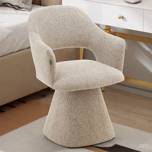 Cali Upholstered Swivel Dining Chair