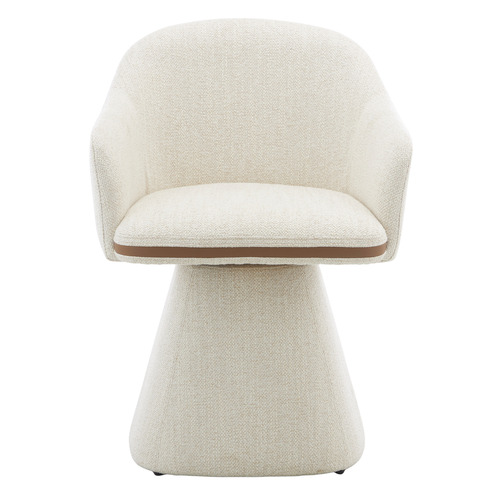 Melly Upholstered Swivel Dining Chair