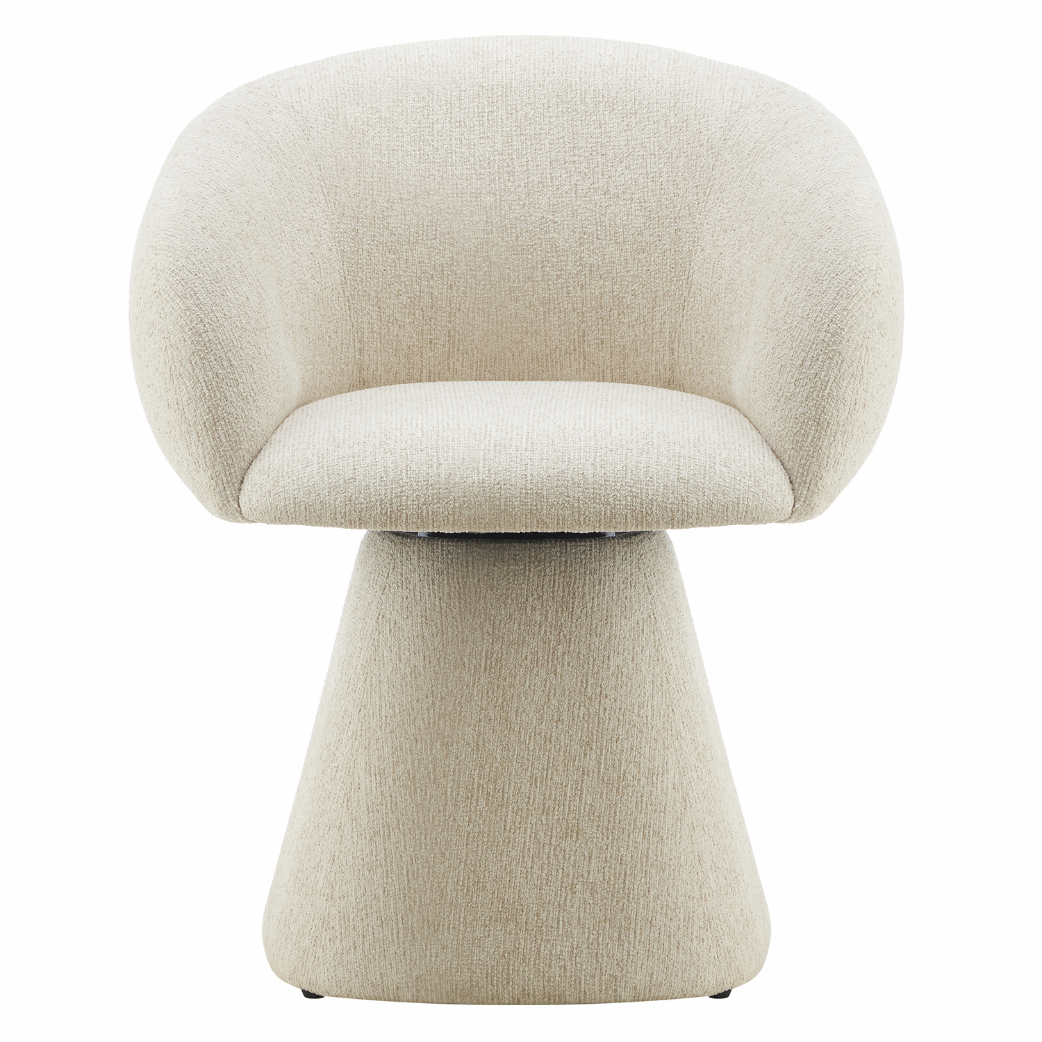 Freya Upholstered Swivel Dining Chair