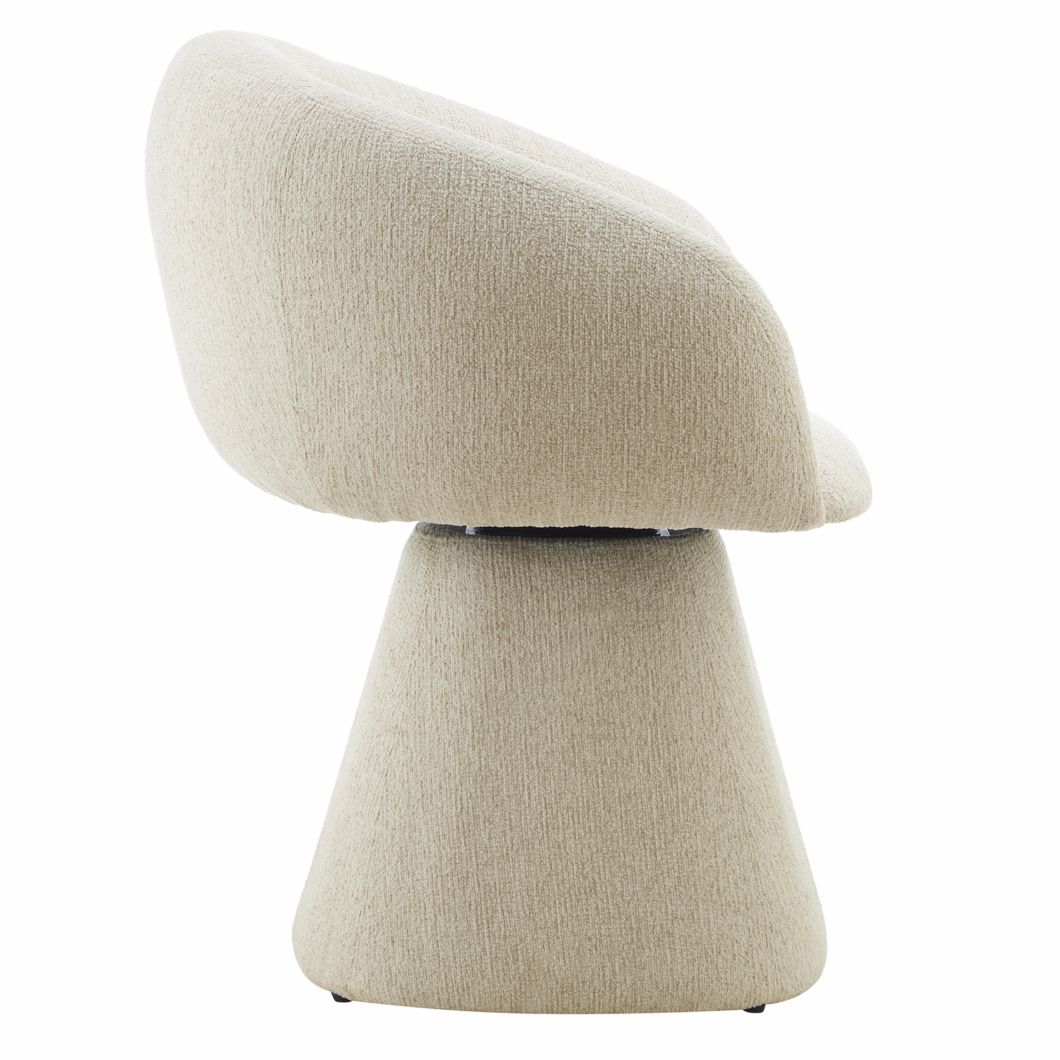 Freya Upholstered Swivel Dining Chair