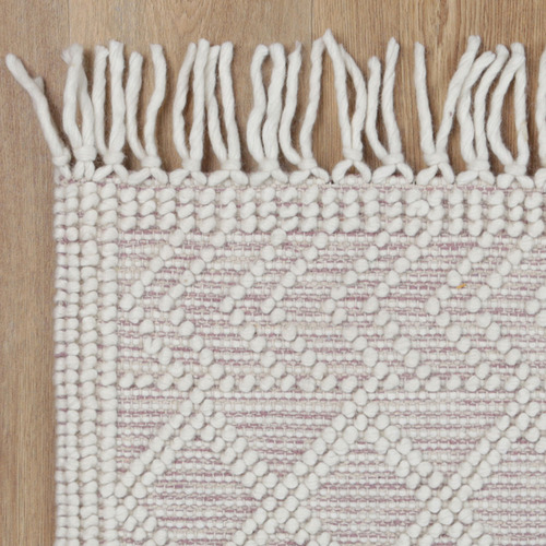 Natural & Blush Perla Wool Rug