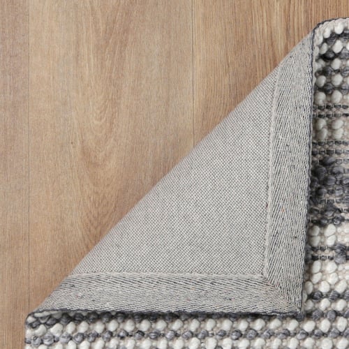 Grey Steel Dream Wool & Cotton Rug