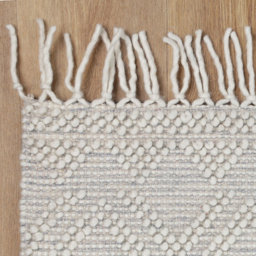 Grey Perla Wool Rug