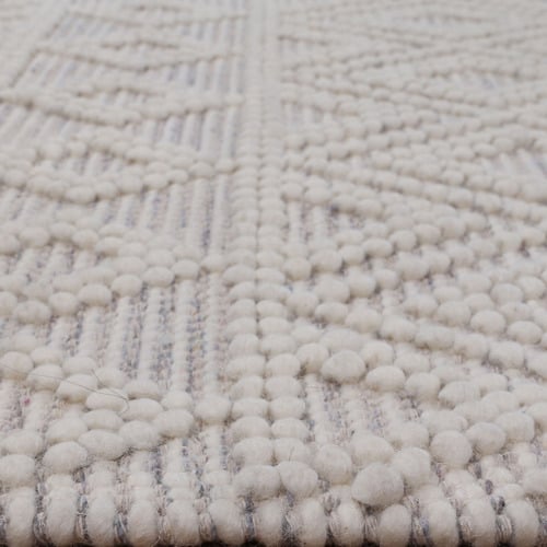 Grey & Natural Perla Wool Rug
