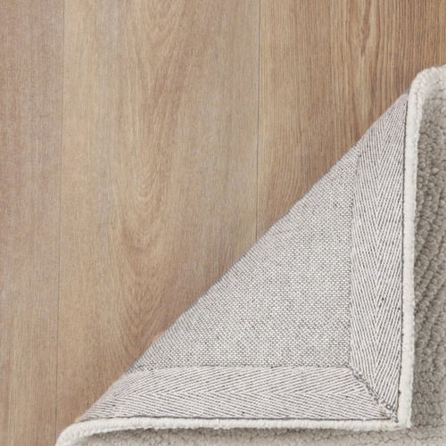 Natural & Beige Platinum Loren Wool & Viscose Rug