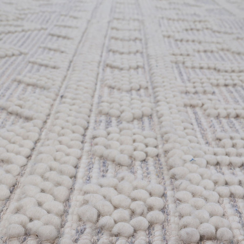 Grey Perla Wool Rug