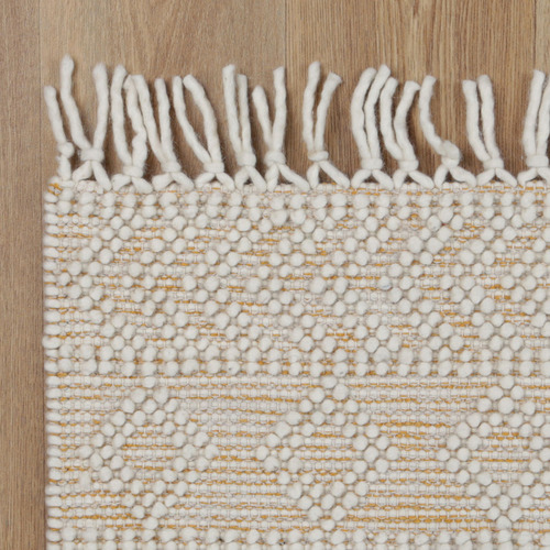 Grey & Mustard Perla Wool Rug