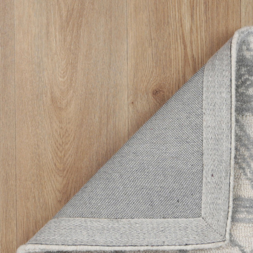 Grey Posy Zulu Power-Loomed Rug