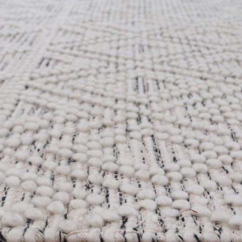 Silver Perla I Wool Rug