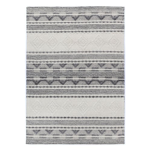 Grey Steel Dream Wool & Cotton Rug