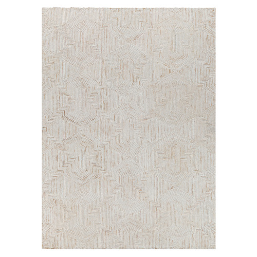 Beige Posy Aquila Power-Loomed Rug