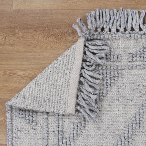 Grey Marco Ornamental Wool Rug