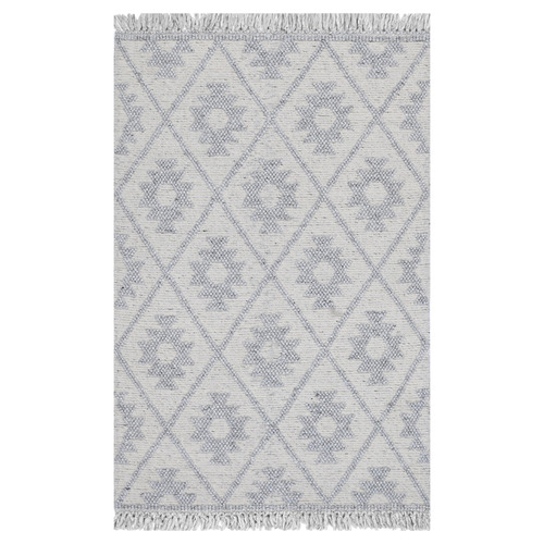 Grey Marco Geometric Wool Rug