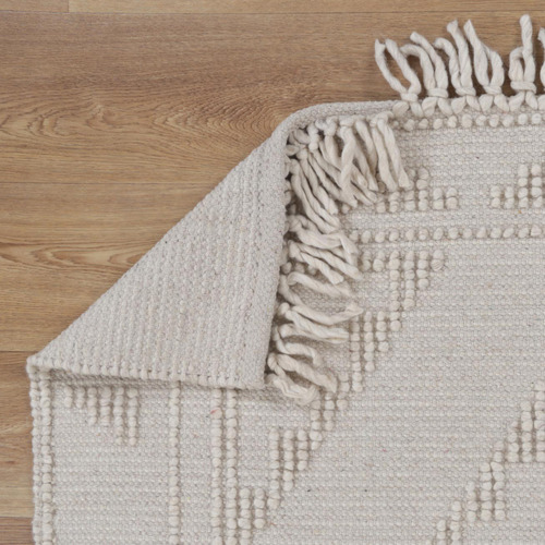 Beige Marco Ornamental Wool Rug