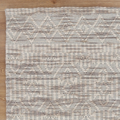 Avoca Geometric II HandKnotted WoolBlend Rug Temple & ster