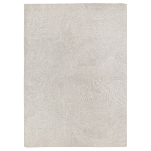 Ivory Loren Wool & Viscose Rug