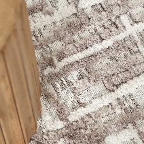 Beige Kubra Contemporary Rug