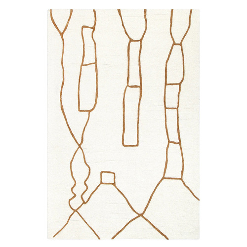 Tan Fabian Souk Hand-Tufted Cotton Rug