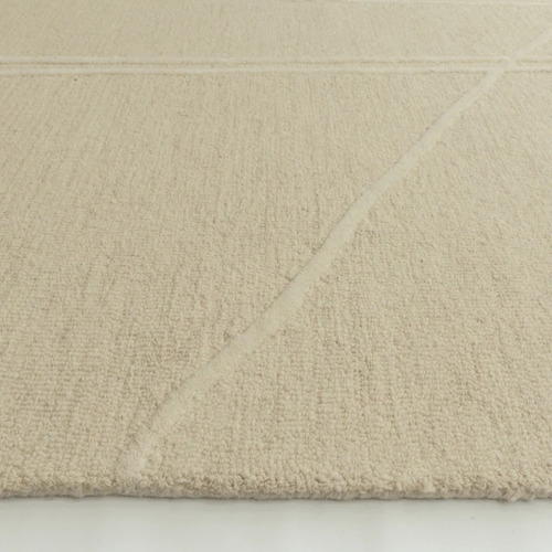 Beige Fabien Hand-Tufted Crossroad Cotton Rug