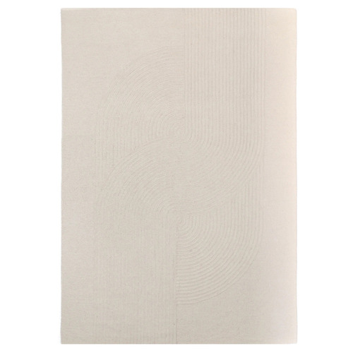 Cream Fabian Infinity Hand-Tufted Cotton Rug