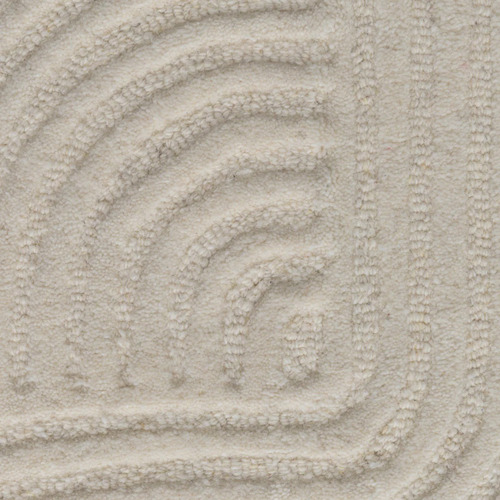 Cream Fabian Infinity Hand-Tufted Cotton Rug