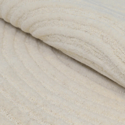 Cream Fabian Infinity Hand-Tufted Cotton Rug