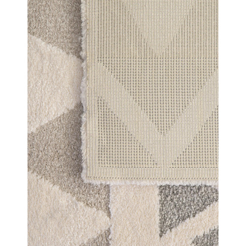 Cream Grey Lilly Tribal Rug