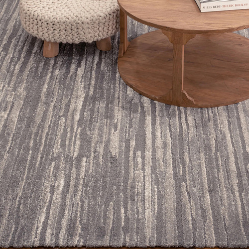 Grey Lilly Sculpted Rug