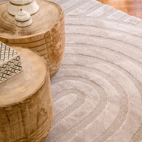 Cream Lilly Modern Rug