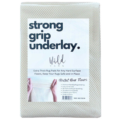 White Non-Slip PVC Rug Pad