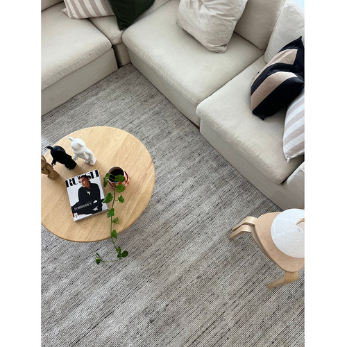 Ash Casper Hand-Knotted Cotton & Rayon Rug