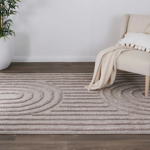 Beige Aster Contemporary Rug