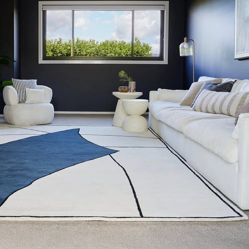 Blue Thibault Wool Rug