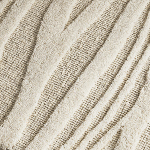 Ivory Zella Hand-Loomed Wool Rug