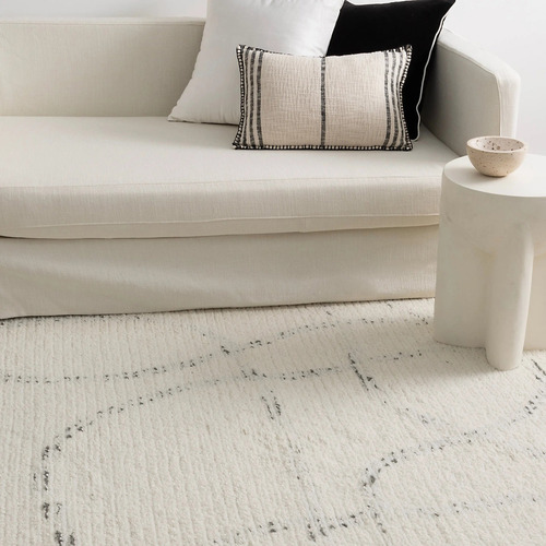 Ivory Cira Wool Rug
