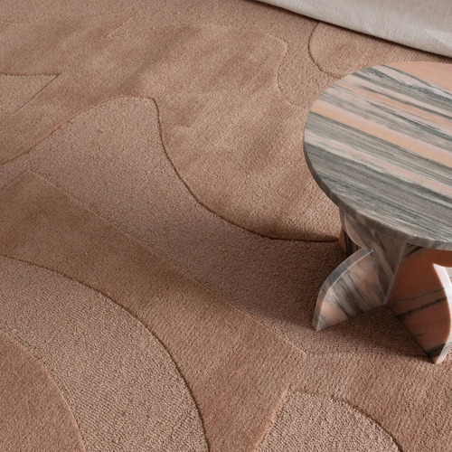 Peach Celeste Wool Rug