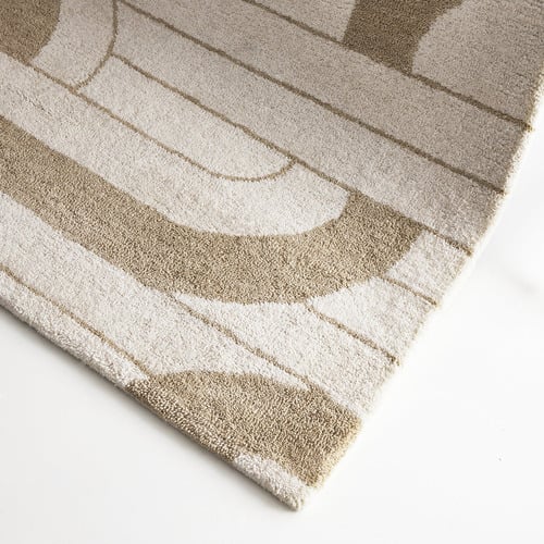 Ivory Declan Wool Rug
